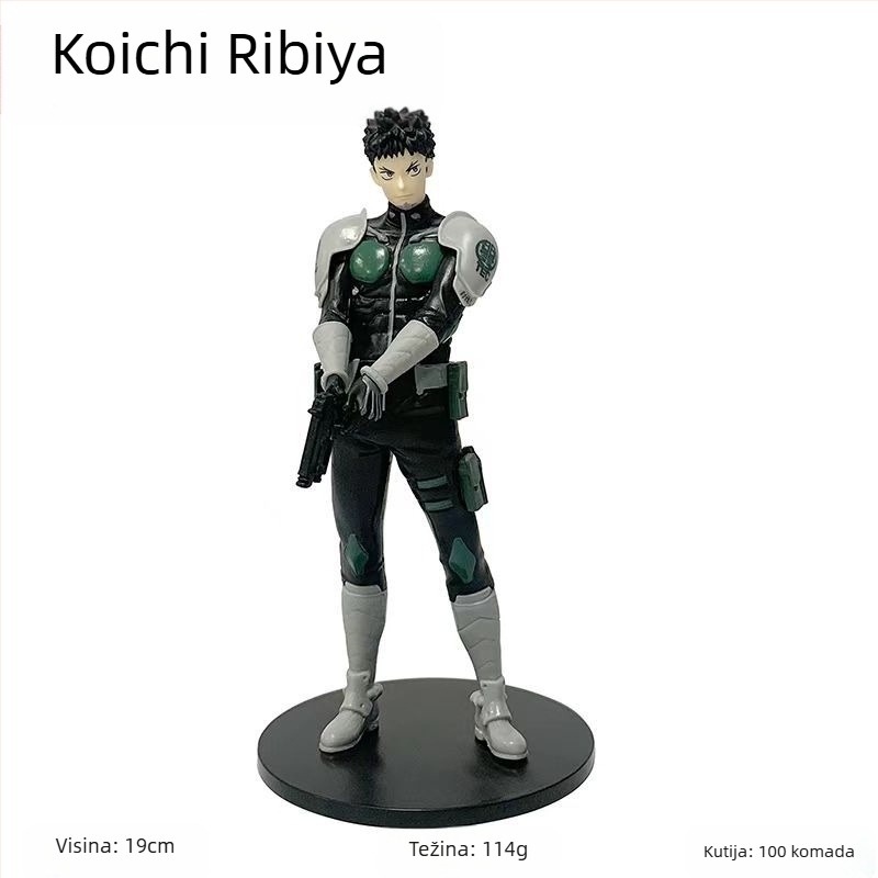 Figura Monster No.8 - desktop ukras s pomičnim zglobovima, vinil, sastavljena, za tinejdžere 15–17