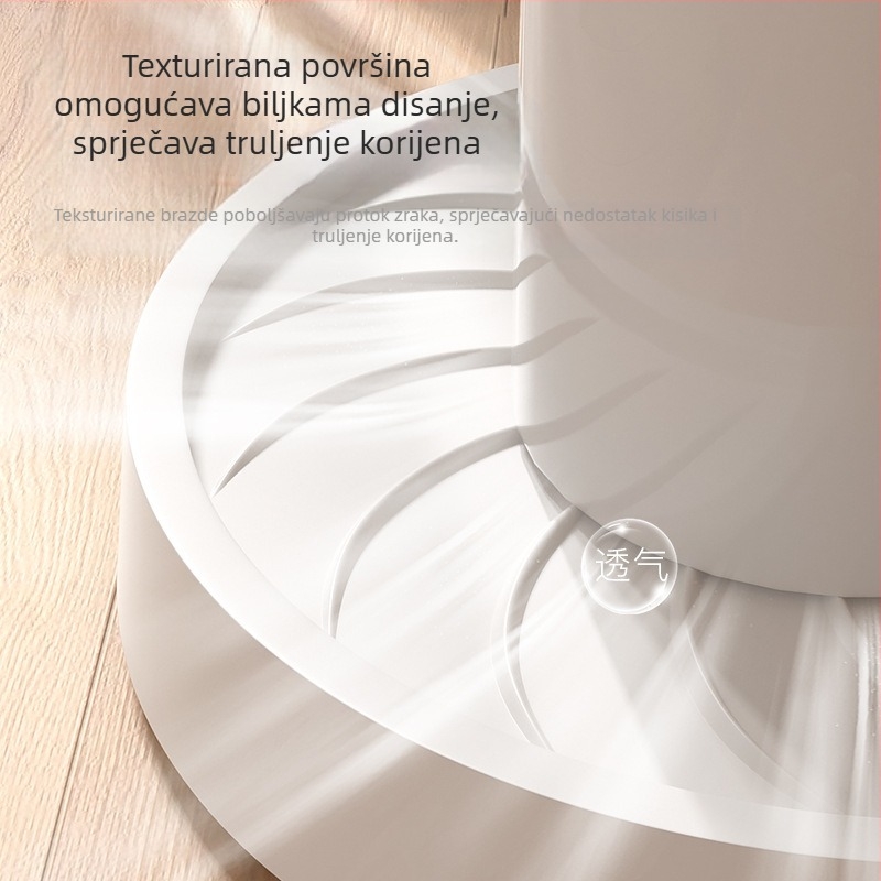 Pokretna plastična baza za posude za cvijeće, jednostavan mobilni dizajn, 1 sloj, montaža na pod