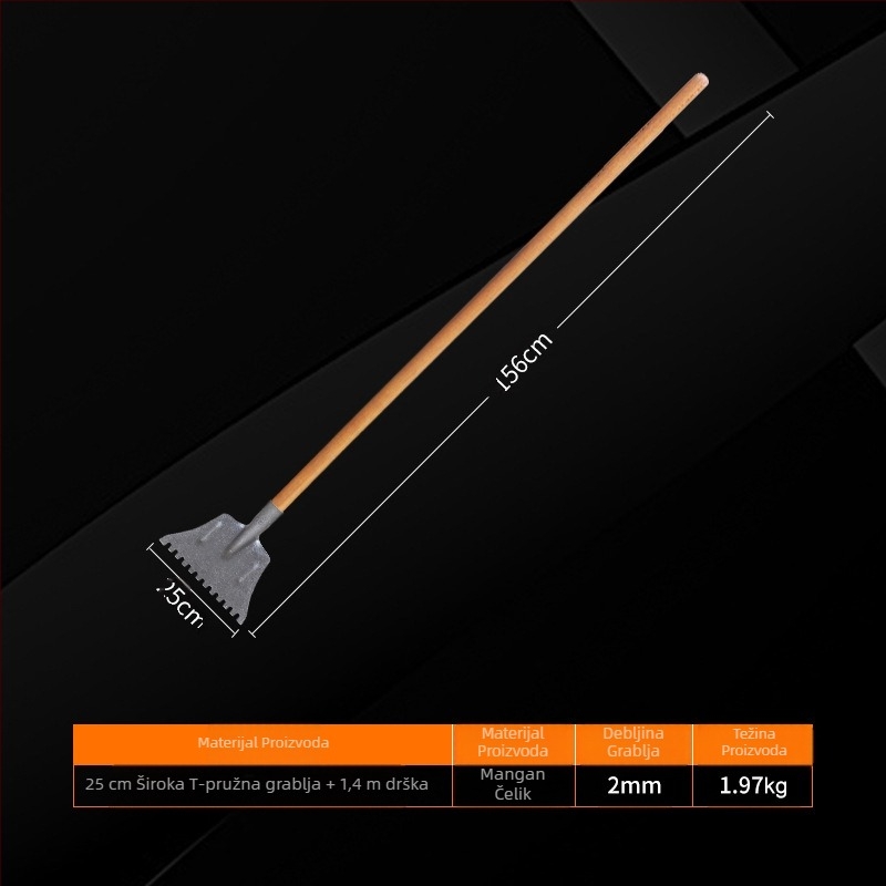 Zubi lopata za snijeg, Yinghui, model T-toothed shovel