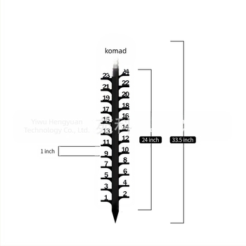 Snježni mjerač – metalna geometrijska dekoracija za vanjsku upotrebu (Materijal: Željezo; Kategorija: Geometrija; Primjena: Opća uporaba; Vrsta materijala: Metal)