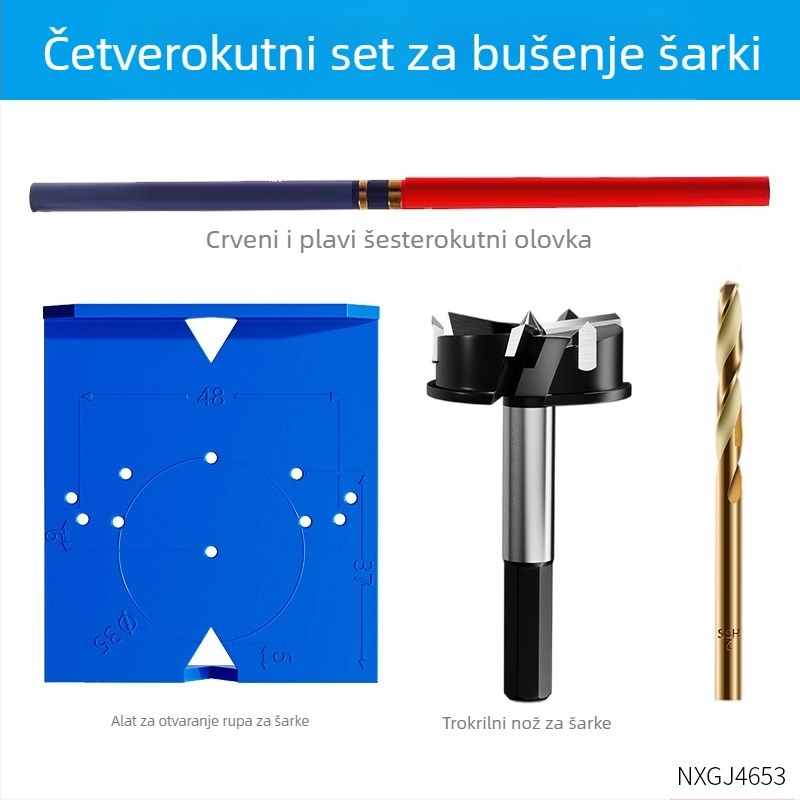Alat za ugradnju šarki za ormarske i garderobne vrata — Marka Other; Serija Other; Vrsta proizvoda Milling cutter; Uvezeno: Ne