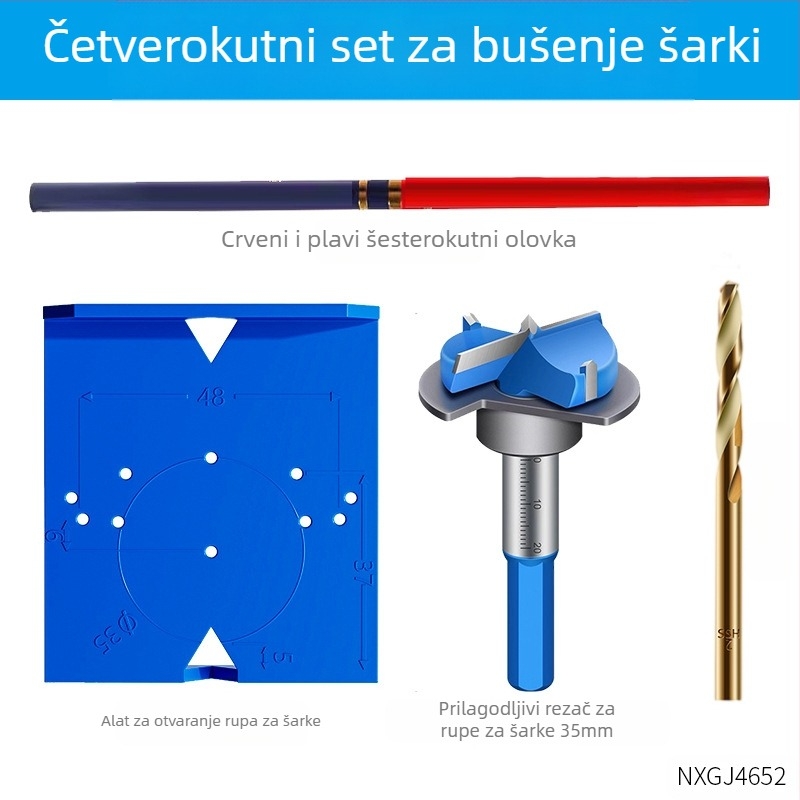 Alat za ugradnju šarki za ormarske i garderobne vrata — Marka Other; Serija Other; Vrsta proizvoda Milling cutter; Uvezeno: Ne