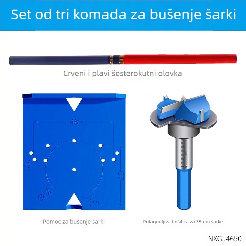 Alat za ugradnju šarki za ormarske i garderobne vrata — Marka Other; Serija Other; Vrsta proizvoda Milling cutter; Uvezeno: Ne