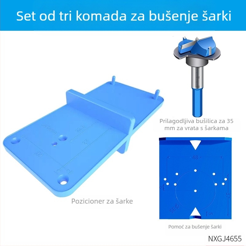 Alat za ugradnju šarki za ormarske i garderobne vrata — Marka Other; Serija Other; Vrsta proizvoda Milling cutter; Uvezeno: Ne
