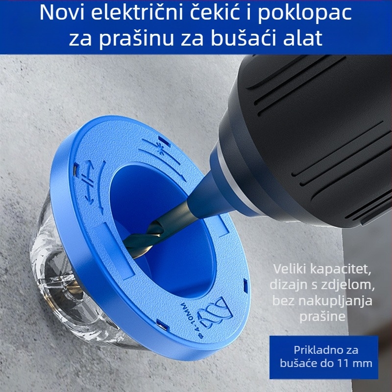 Zaštitni pokrov za ručnu i udarnu bušilicu s vrećom prašine – Kirin Arm, plastika