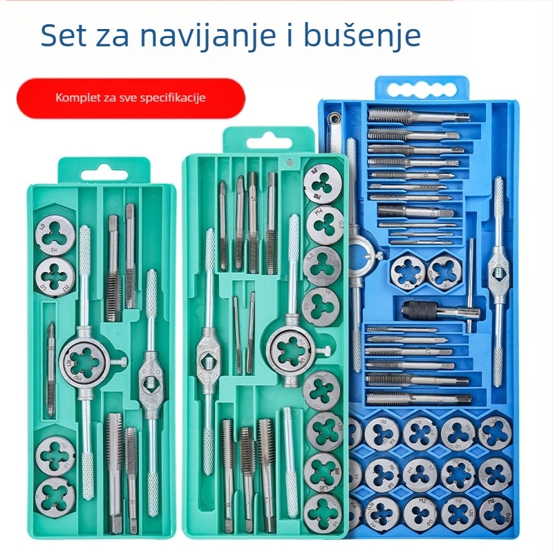 Maib Set za navojno rezanje: ručni tapping alat i glave bušilice