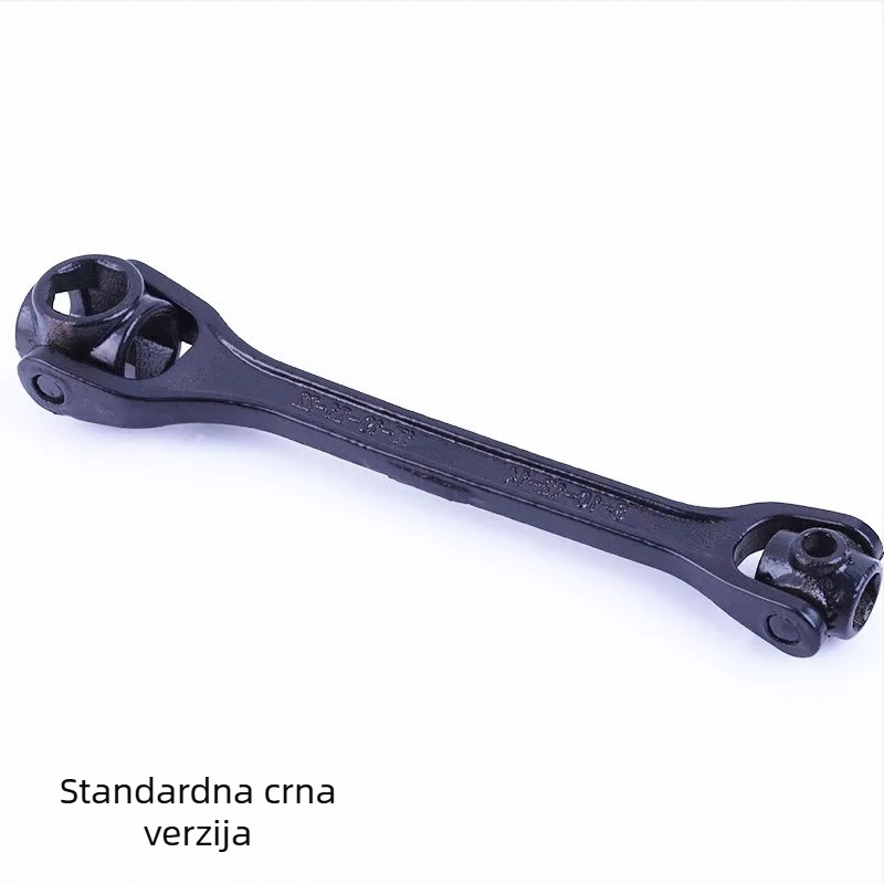 Set ključeva s nastavcima od krom-vanadija, polirani krom završetak, višenamjenski alati 52 u 1 i 48 u 1, težina 450 g
