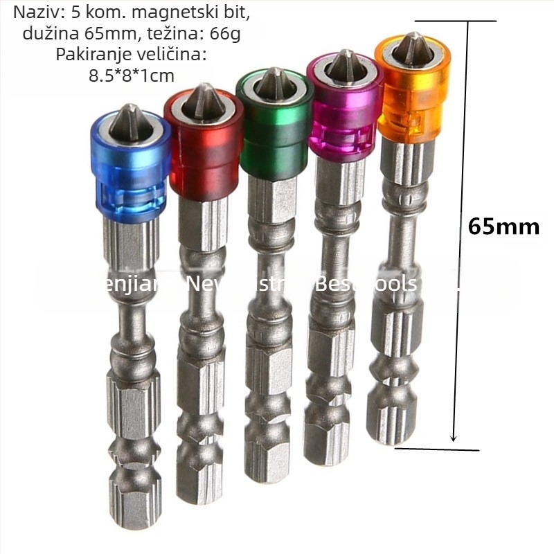 Neutral PH2 križni magnetski nastavak za odvijač, S2 alatna čelična