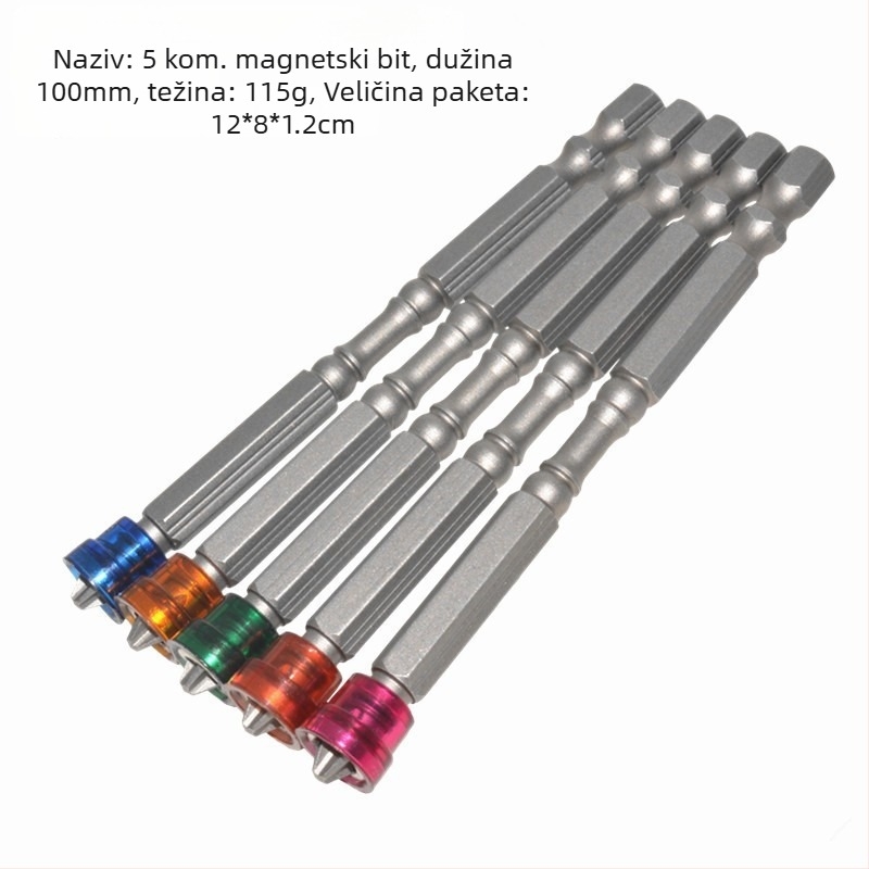 Neutral PH2 križni magnetski nastavak za odvijač, S2 alatna čelična