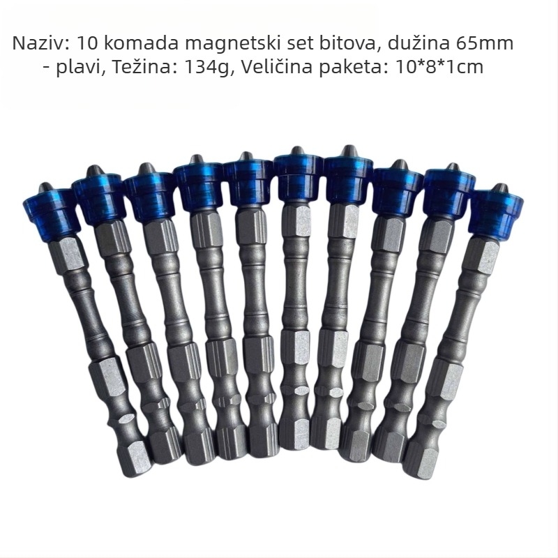 Neutral PH2 križni magnetski nastavak za odvijač, S2 alatna čelična