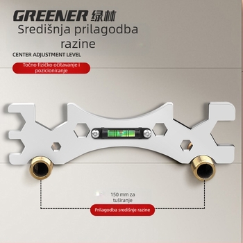 Greener višenamjenski ključ za kupaonicu i tuš – nehrđajući čelik