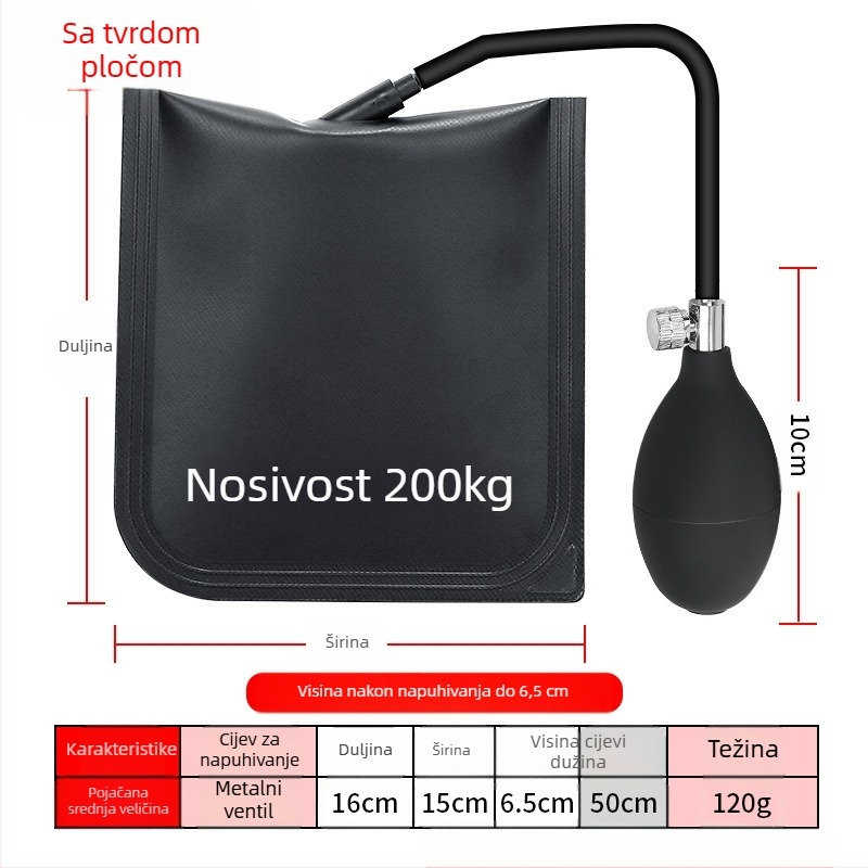 Zračna jastučnica za montažu vrata i prozora, materijal: silikon + PVC, marka Casilo, za montažu, kućna upotreba