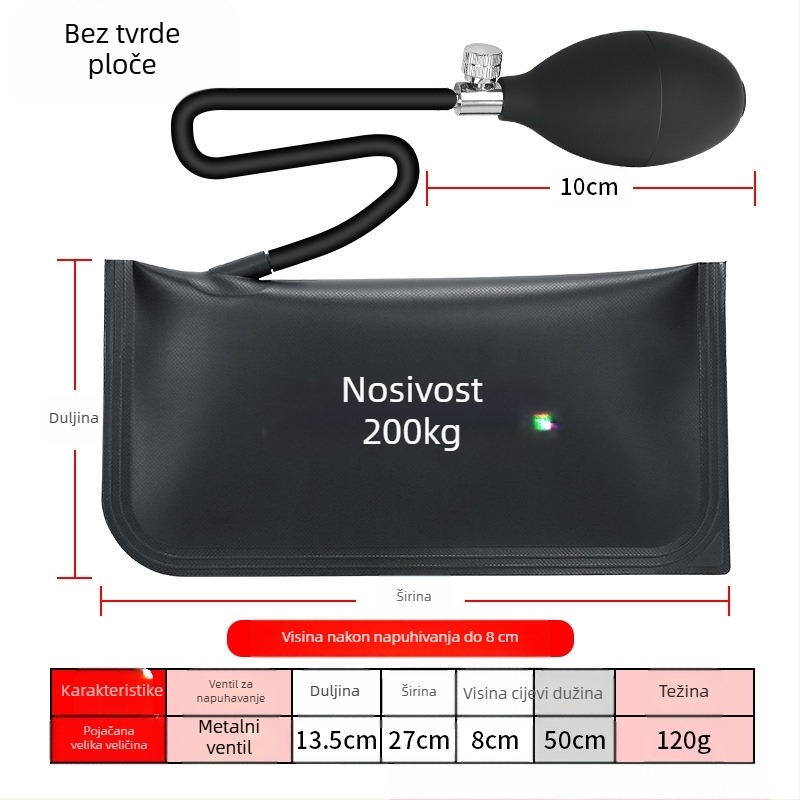 Zračna jastučnica za montažu vrata i prozora, materijal: silikon + PVC, marka Casilo, za montažu, kućna upotreba
