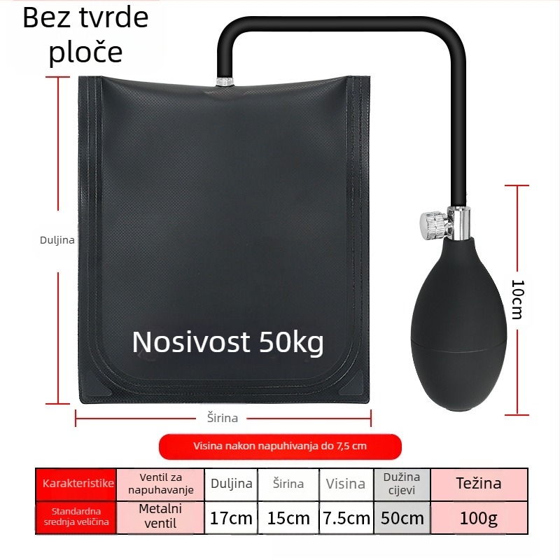 Zračna jastučnica za montažu vrata i prozora, materijal: silikon + PVC, marka Casilo, za montažu, kućna upotreba