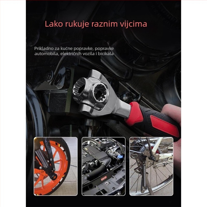 Kućni 52-u-1 višenamjenski set zatvaračkih ključeva s okretljivom glavom – 8 u 1