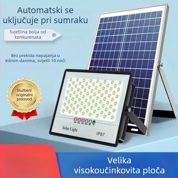 Solarna zvjezdasta svjetiljka IP67, 50W, 6V, daljinski upravljač, 6–12 sati rada
