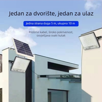 Solarna zvjezdasta svjetiljka IP67, 50W, 6V, daljinski upravljač, 6–12 sati rada