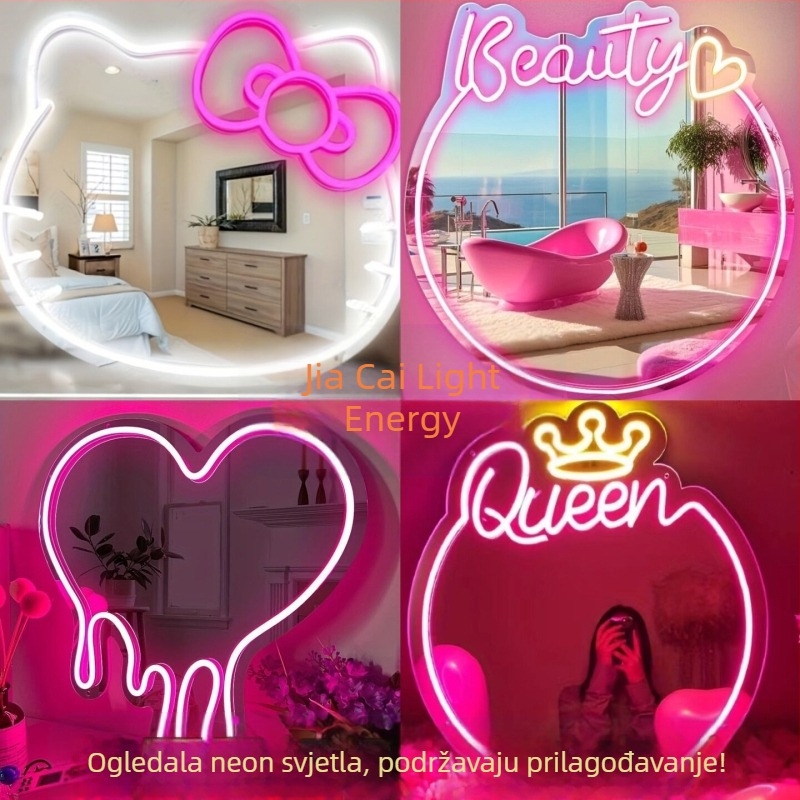 LED neonsko svjetlo, podesiva dekorativna svjetiljka s motivom lika, akrilni LED oblik, baza E14, s mogućnošću prigušivanja, ≤36V, vijek trajanja 50000 h, unutarnja uporaba