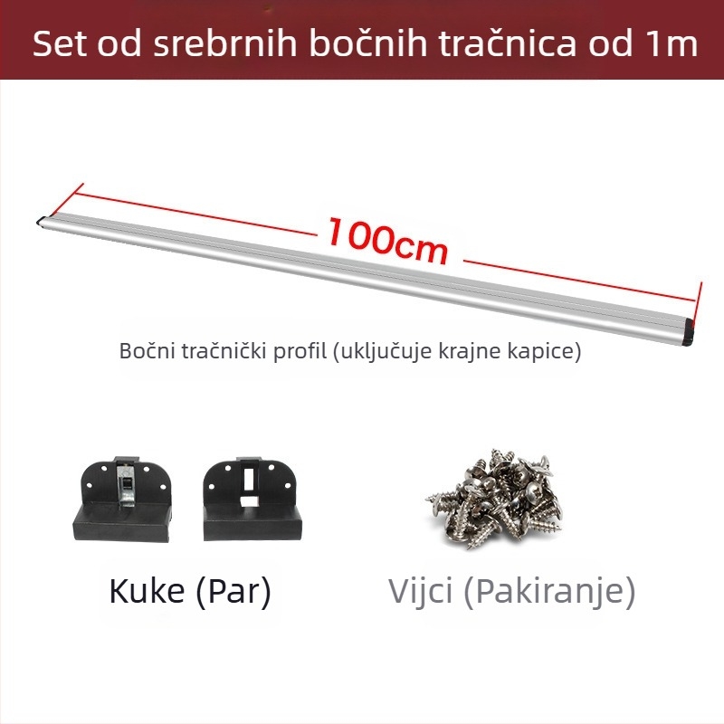 RV proširivo sklopne noge za stol — BT-FZ05; aluminijska legura; kompatibilno s RV