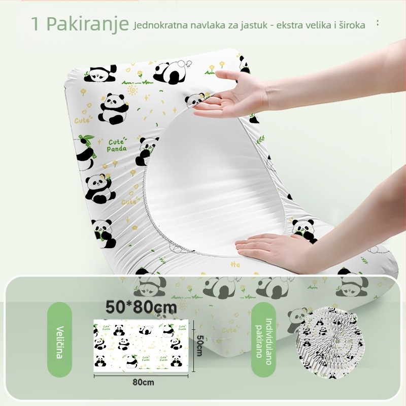 Jednokratna navlaka za jastuk – komplet za kuću i putovanja, debeli netkani materijal | Travel You