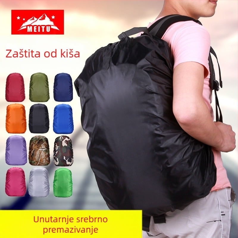 Kamuflirani vodootporni zaštitni omotač za planinski ruksak – Unisex, pogodan za planinarenje, penjanje i kampiranje, mogućnost prilagođavanja logom