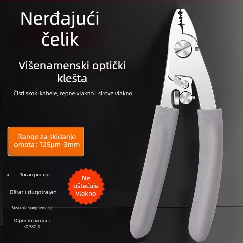 Z Višenamjenski električni tester-olovka s kliještima za vuču i skidanje izolacije žica | Težina 0.2