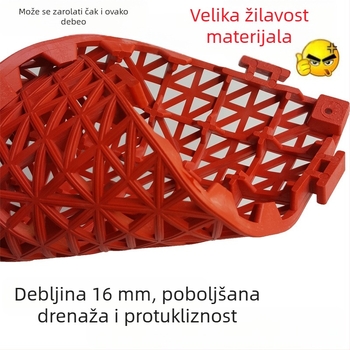 Debeli protuklizni prostir za kupaonicu s interkonekcijskim dizajnom, vodootporna podloga za kuhinju, WC i autopraonica