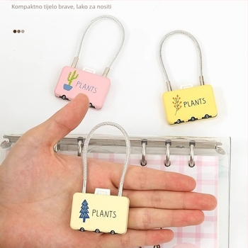 Kovinska kombinacijska zaključavka s číselnim tipom zaključavanja; model JSFAQS; marka The First Force; debljina zaključnog štapa: normalna; razmak zaključnih štapova: normalan