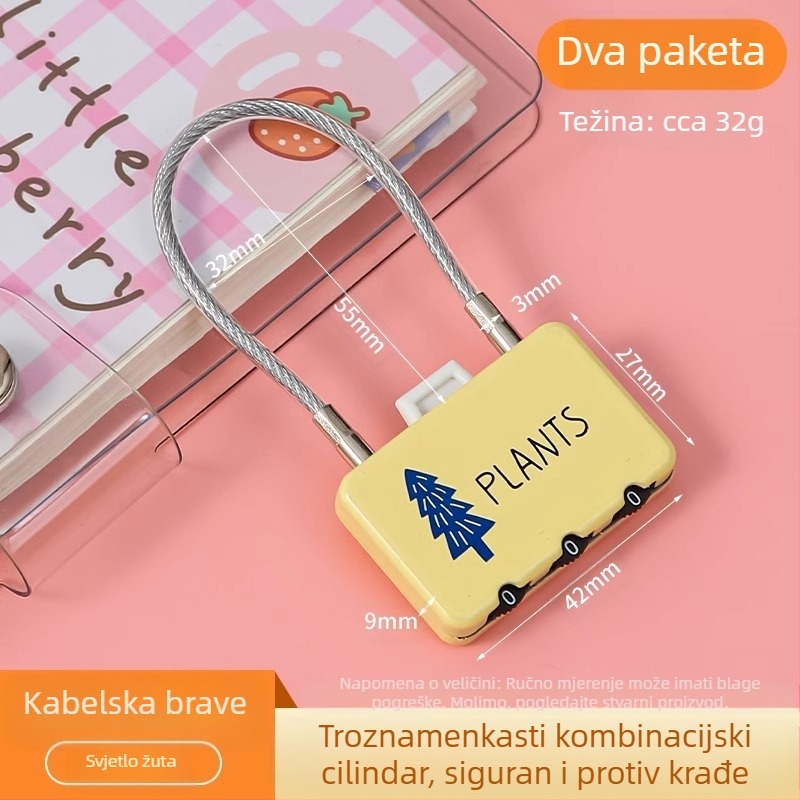 Kovinska kombinacijska zaključavka s číselnim tipom zaključavanja; model JSFAQS; marka The First Force; debljina zaključnog štapa: normalna; razmak zaključnih štapova: normalan