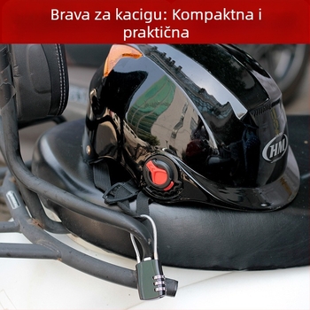 Kreativna brava s kodom za kacigu, mini brava s brojčanim kodom za prtljagu i ormariće u teretani