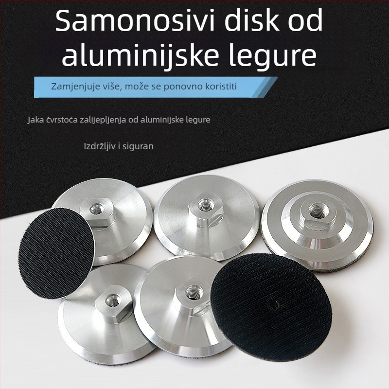 Chuanxing disk za lijepljenje od aluminijske legure; materijal: aluminijska legura; abrazivno: aluminijska legura, kopčasti platno, univerzalno ljepilo; tvrdoća: super tvrdo
