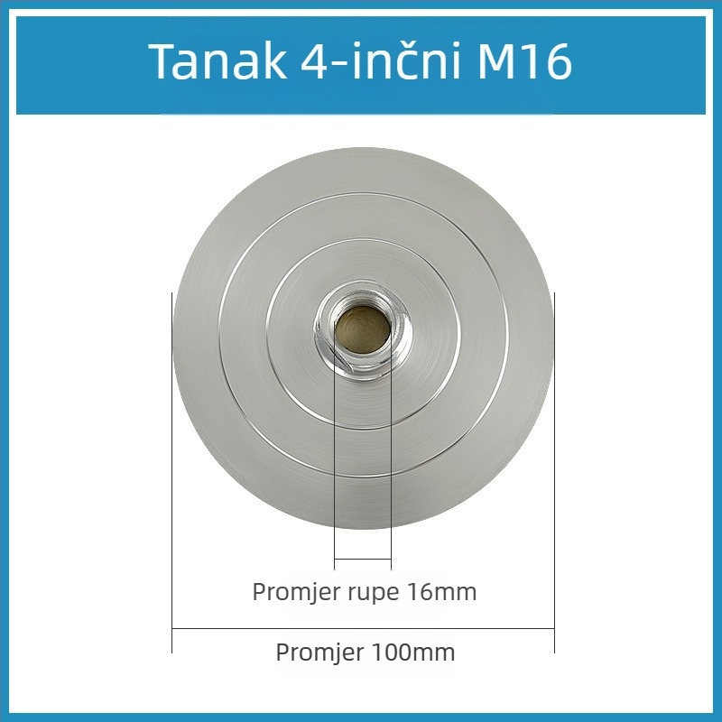 Chuanxing disk za lijepljenje od aluminijske legure; materijal: aluminijska legura; abrazivno: aluminijska legura, kopčasti platno, univerzalno ljepilo; tvrdoća: super tvrdo