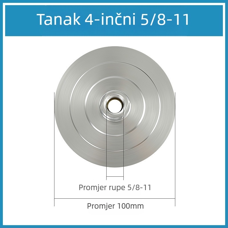 Chuanxing disk za lijepljenje od aluminijske legure; materijal: aluminijska legura; abrazivno: aluminijska legura, kopčasti platno, univerzalno ljepilo; tvrdoća: super tvrdo