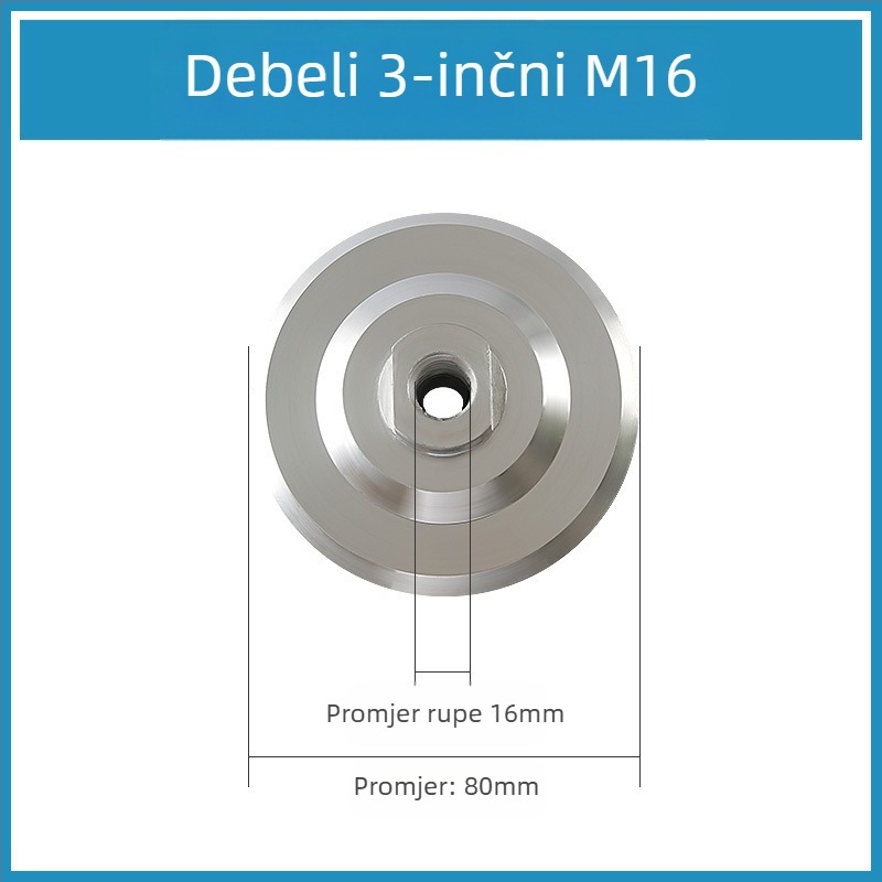 Chuanxing disk za lijepljenje od aluminijske legure; materijal: aluminijska legura; abrazivno: aluminijska legura, kopčasti platno, univerzalno ljepilo; tvrdoća: super tvrdo