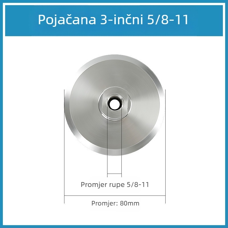 Chuanxing disk za lijepljenje od aluminijske legure; materijal: aluminijska legura; abrazivno: aluminijska legura, kopčasti platno, univerzalno ljepilo; tvrdoća: super tvrdo