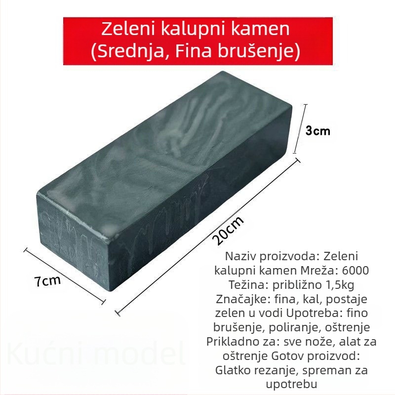 Pulp Stone brusni kamen za oštrenje nože, kućni kamen za brušenje, prilagodljiv s otisnutim logotipom