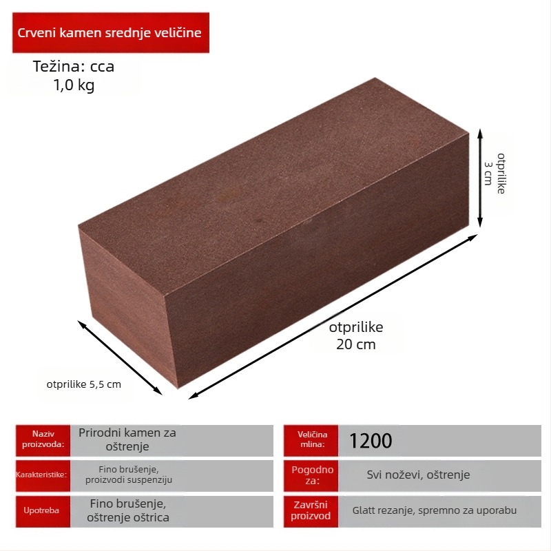 Pulp Stone brusni kamen za oštrenje nože, kućni kamen za brušenje, prilagodljiv s otisnutim logotipom