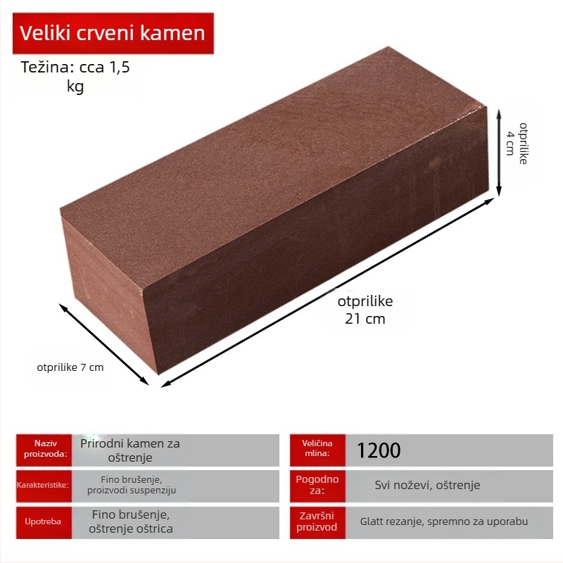Pulp Stone brusni kamen za oštrenje nože, kućni kamen za brušenje, prilagodljiv s otisnutim logotipom