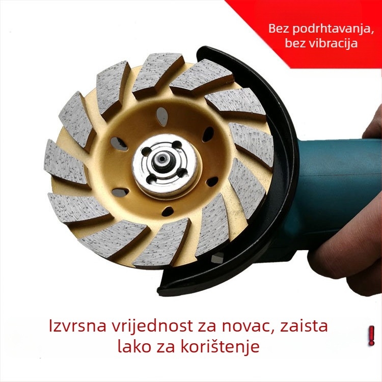 Dijamantni disk za brušenje za kutnu brusilicu s nano podlogom