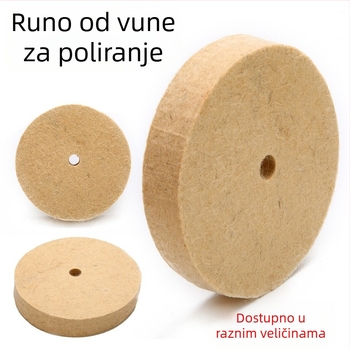Fengpeng Vuna polirni kotač — tip: vuneni kotač; materijal: vuna; abrazivno: vuna filc; tvrdoća: 7p