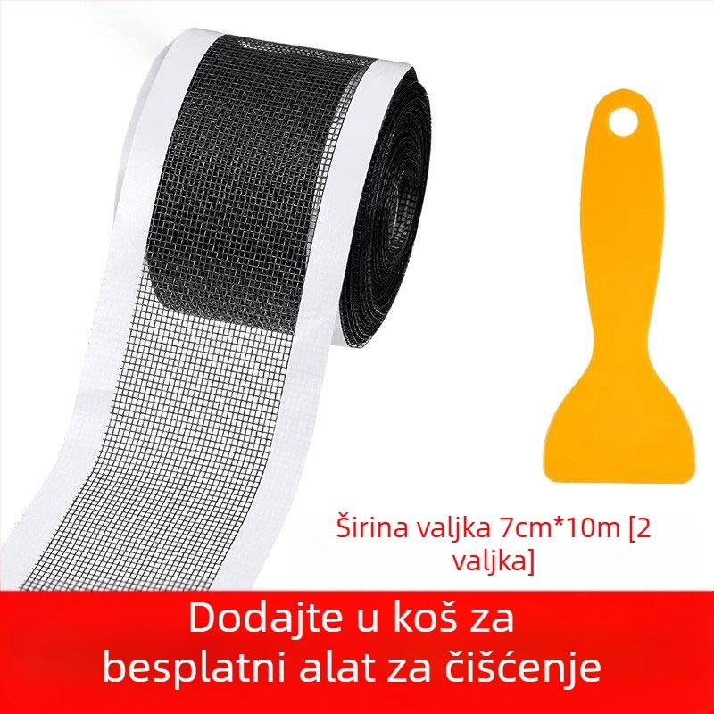 Jednokratni filter za odvodnju u kupaonici — dugačak, pravokutni samoljepljivi štitnik protiv začepljenja dlaka