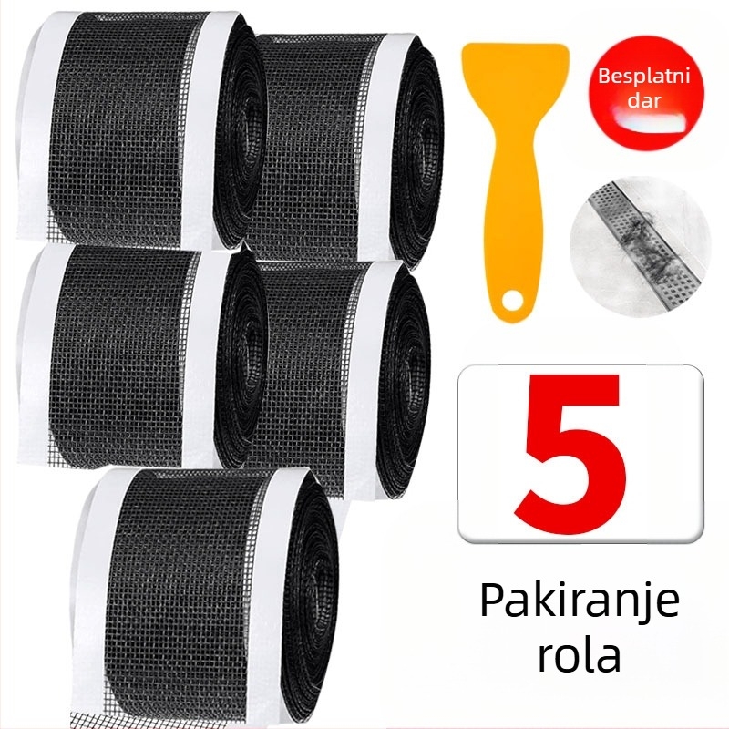 Jednokratni filter za odvodnju u kupaonici — dugačak, pravokutni samoljepljivi štitnik protiv začepljenja dlaka