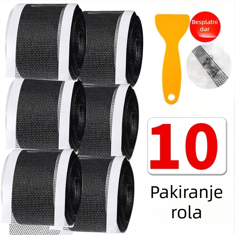 Jednokratni filter za odvodnju u kupaonici — dugačak, pravokutni samoljepljivi štitnik protiv začepljenja dlaka