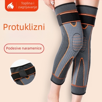 Zaštita za koljeno s Wormwood trakom, poliestersko vlakno, trodimenzionalno grijanje, model Wormwood strap lengthened kneecap, podrijetlo Jinhua Zhejiang