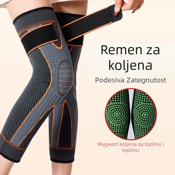 Zaštita za koljeno s Wormwood trakom, poliestersko vlakno, trodimenzionalno grijanje, model Wormwood strap lengthened kneecap, podrijetlo Jinhua Zhejiang
