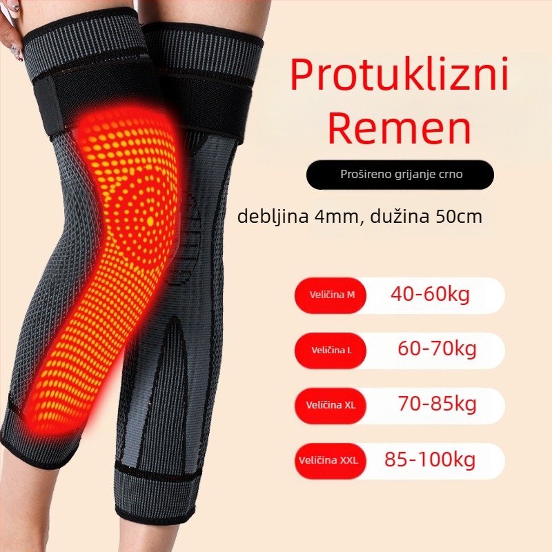 Zaštita za koljeno s Wormwood trakom, poliestersko vlakno, trodimenzionalno grijanje, model Wormwood strap lengthened kneecap, podrijetlo Jinhua Zhejiang