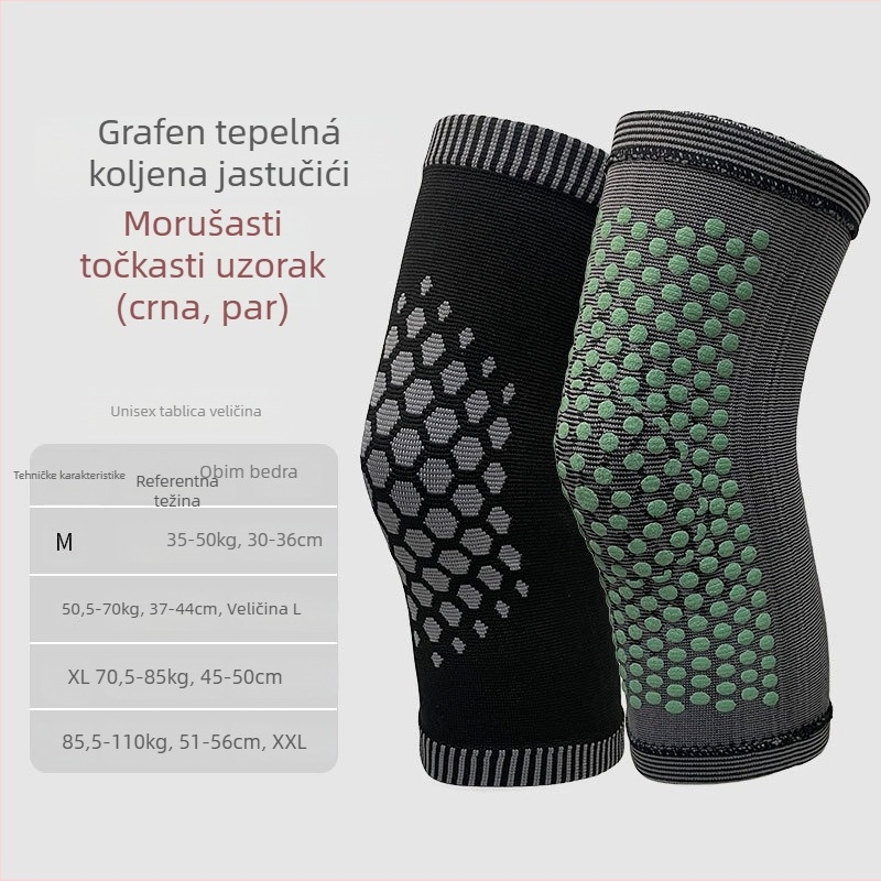 Zaštita za koljeno s Wormwood trakom, poliestersko vlakno, trodimenzionalno grijanje, model Wormwood strap lengthened kneecap, podrijetlo Jinhua Zhejiang