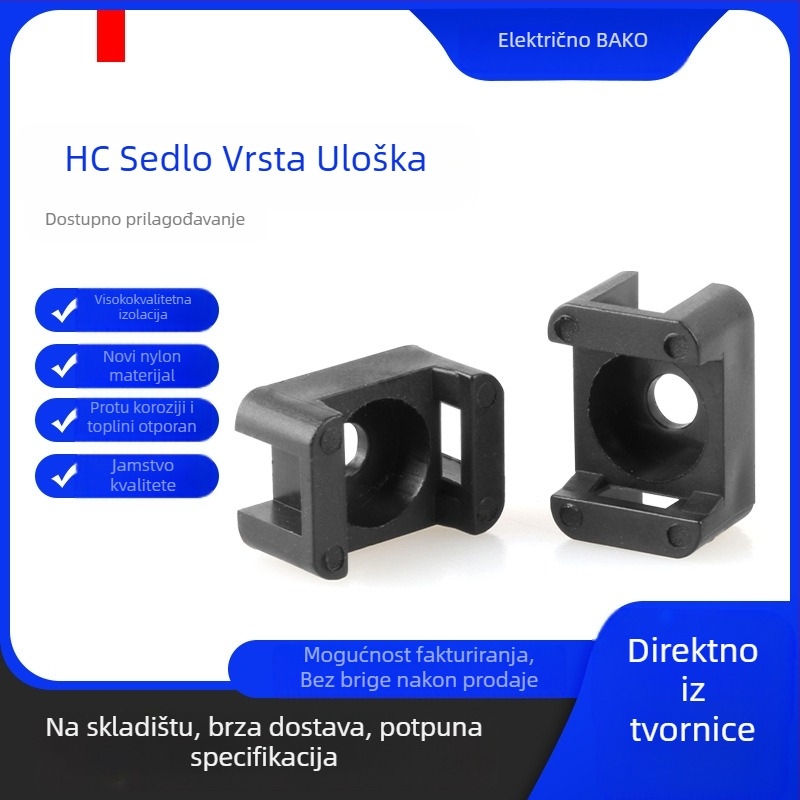 Saddle Holder za kabelske; upravljanje i učvršćivanje žica; model HC Saddle Holder; marka Ba Control Electric