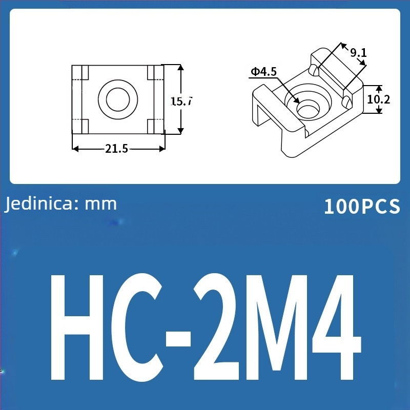 Saddle Holder za kabelske; upravljanje i učvršćivanje žica; model HC Saddle Holder; marka Ba Control Electric