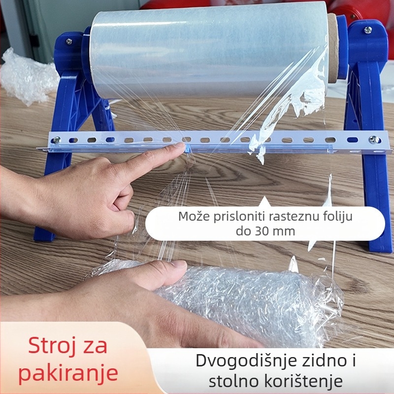 Ručni izvlačni film za catering, stolni sustav za omatanje s rezačem folije, Materijal: Drugo